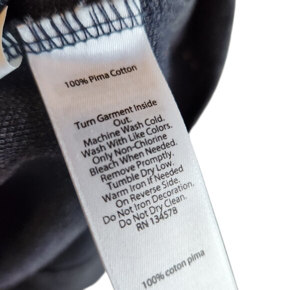 Vineyard Vines Sweater Gray XXL Men's Saltwater 1/4 Quarter Zip Pullover Pima - Picture 6 of 10